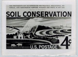 Rare Uspod Publicity Photo Essay 1133 Soil Conservation South Dakota Issue