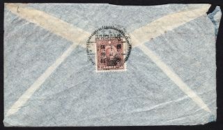 China 1946 Official Airmail Cover W/stamp From Shanghai To England