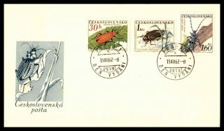 Mayfairstamps Czechoslovakia 1962 Lady Bug Cachet Cover Wwb28423