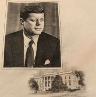 RARE 1961 John F Kennedy Inauguration Day 4c CREDO STAMP 35th President envelope 3