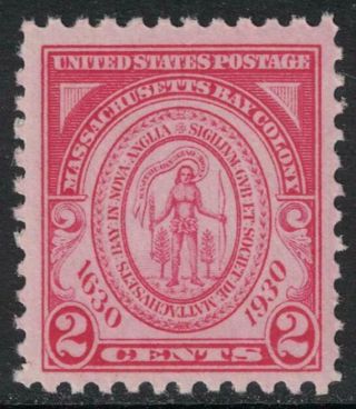 Scott 682 - Mnh - Seal Of Massachusetts Bay Colony,  1630 - 2c 1930 -