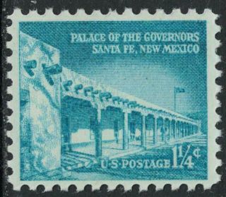 Scott 1031a - Mnh - 1 1/4c Palace Of The Governors - Liberty Series,  1960 -