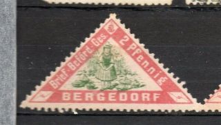 Germany Classic 1860 - 90s Private Or Local Post Item,  Bergedorf 317545