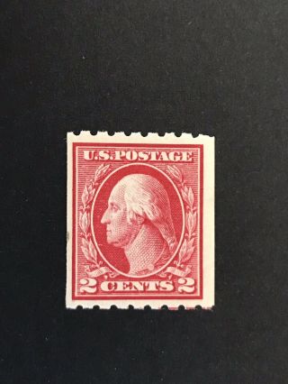 Gandg Us Stamps 411 Washington 2c Coil Nh Og ($22.  50)