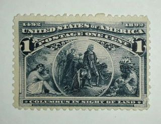 Travelstamps: 1893 Us Stamps Scott 230,  In Sight Of Land,  Ng