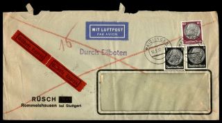 Mayfairstamps Germany 1937 Waiblingen Open Window Commercial Cover Wwb23901