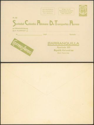 Colombia - Air Mail Stationery Scadta 29734/1