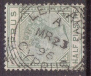 Cyprus Squared Circle Postmark / Cancel " Lefkara " 1896