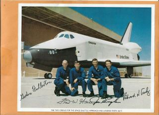 Shuttle Orbiter 101 Crewmen Nasa Official Space Photo 8 " X 10 "