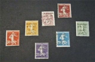 Nystamps French Alaouites Stamp 1 - 7 Og H $33