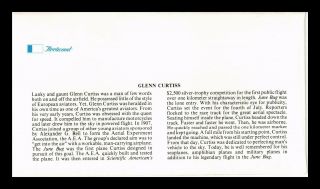US COVER GLENN CURTISS AVIATION PIONEER AIR MAIL FDC FLEETWOOD CACHET 2