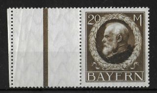 Bayern Germany 1914 - 1915 Nh 20 M Key Value Michel 109i Cv €80 Vf