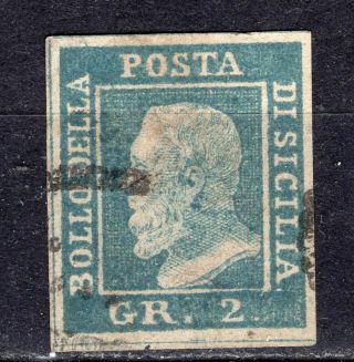 Stamp Italy Sicily Sicilia 1859,  Combine 75