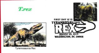 T Rex,  Dinosaur,  Tyrannosaurus Rex,  First Day Cover 1