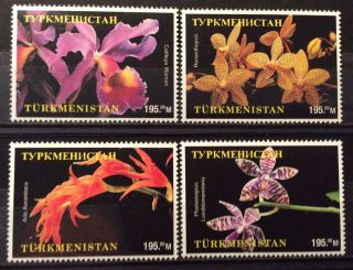 World Stamps Turkmenistan 1999 Flowers Stamps (b5 - 2c)
