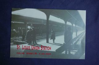 St.  Louis Union Station Post Card Fd Ceremony Program S Ux177 Cp593 6 Signatures