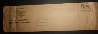 Us 3 Cent Over 4 Cent Paid Permit Meter Cover Buffalo Ny Postmaster Id 2301