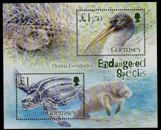 Guernsey 2006 Everglades Min.  Sheet Fine Fresh Mnh