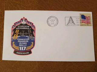 Us Stamps Space Shuttle Atlantis 2007 Sts - 117 Nasa Commemorative Event Cover