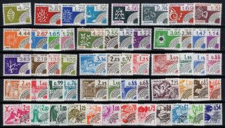 P123681/ France Stamps – Pre - Cancelled – Lot 1977 - 1988 Mh 115 E