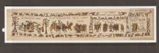 Alderney 2014 Bayeux Tapestry M/sheet Mnh Stamp