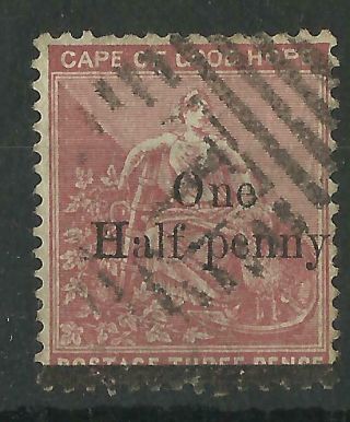 South Africa / Cape Of Good Hope Qv 1882 1/2d On 3d