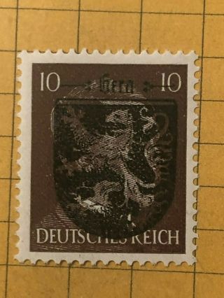Germany (gera) 1945 Post Wwii - Local Issue 30 Rpf.  Mnh /s2