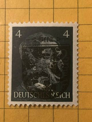Germany (gera) 1945 Post Wwii - Local Issue 4 Rpf.  Mnh /s2