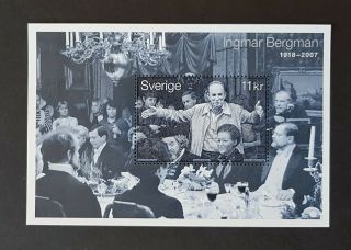 Sweden Sverige - Sheet Mnh - Ingmar Bergman