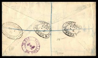 Mayfairstamps 1930s Jamaica Registered to St Louis Missouri Cover wwb67299 2