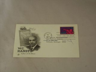 Us Fdc 6 Cent Stamp - W.  C.  Handy (father Of The Blues) - May.  17,  1969 Memphis,  Tn