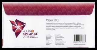 DR WHO 2018 SINGAPORE ASEAN FDC PICTORIAL CANCEL C124536 2