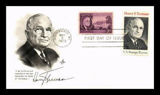 Dr Jim Stamps Us President Harry S Truman Combo Art Craft First Day Cover