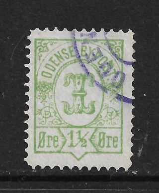 Odense 1887 Local Stamp,  Bypost Town Post,  Denmark