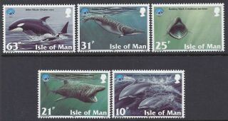 1998 Gb Isle Of Man Year Of The Ocean Set Of 5 Mnh/muh Fine
