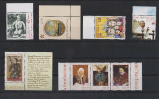Vatican 2012 Various Issues Mnh Per Scan