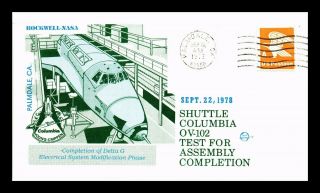 Us Cover Space Shuttle Columbia Ov - 102 Test For Assembly Completion
