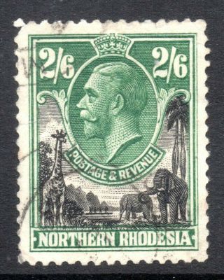 Northern Rhodesia: 1925 Kgv 2/6 Sg 12