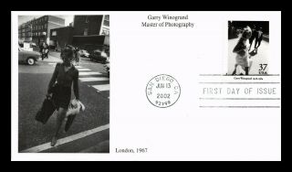Dr Jim Stamps Us Master Of Photography Garry Winogrand London First Day Cover
