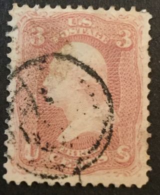 1861 Civil War Us Stamp 3 Cent Scott 65