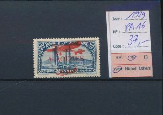 Lk80298 France Alaouites 1929 Airmail Overprint Mh Cv 37 Eur