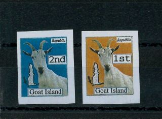 Gb Locals - Goat Island - Off Lundy Rare Proofs U/m 2009.