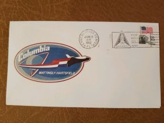 Us Stamps Space Shuttle Columbia 1982 Sts - 4 Nasa Commemorative Event Cover