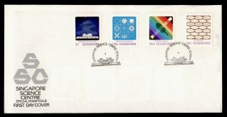 Dr Who 1977 Singapore Science Center Fdc Pictorial Cancel C119435