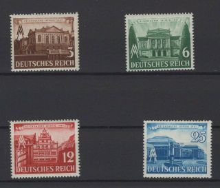 Deutsches Reich,  Stamps,  1941,  Mi.  764 - 767.