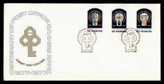 Dr Who 1977 Singapore Post Office Savings Bank Centenary Fdc C119422