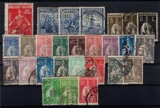 P000117/ Portugal Stamps – 1923 / 1926 Semi Modern Lot 182 E