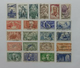 Old Stamps Lot Colletions France (1 $) Very Fine