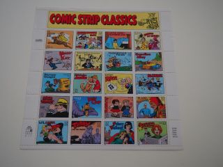 Comic Strip Classics Mnh 32¢ Sheet Of 20,  1995
