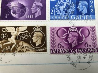 Great Britain,  1948 Olympic Games Registered First Day Cover 2